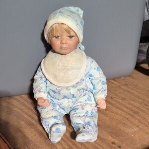 Little Helper Baby Doll with Blue Outfit